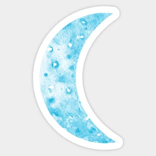 crescent moon Sticker